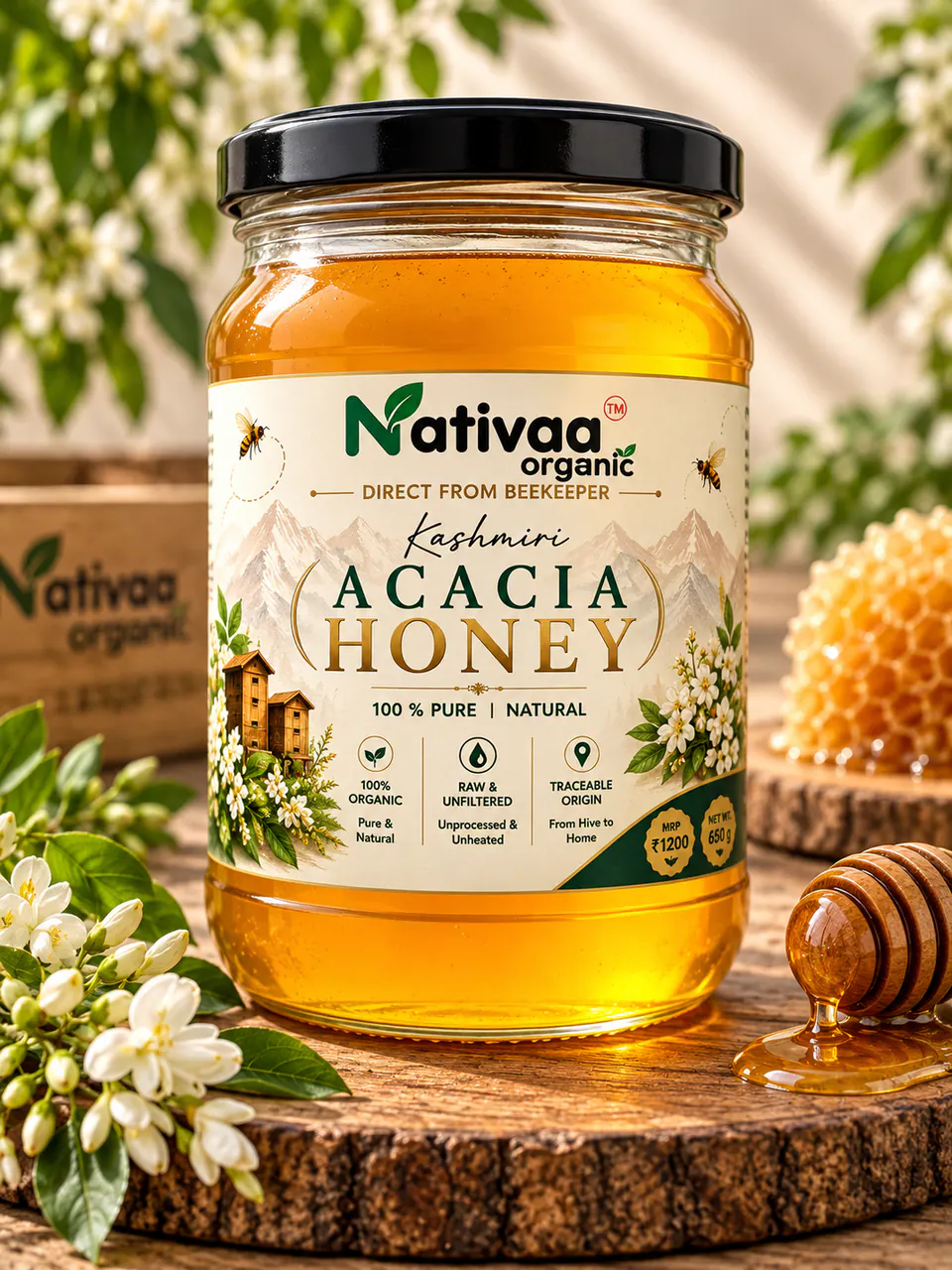 Kashmiri Acacia Honey